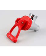 Faucet Red  Self Lock