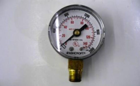 Gauge 0-2000 Psi RH Read