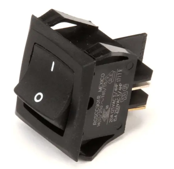 Rocker Switch Power 20 AMP 250 V DPST