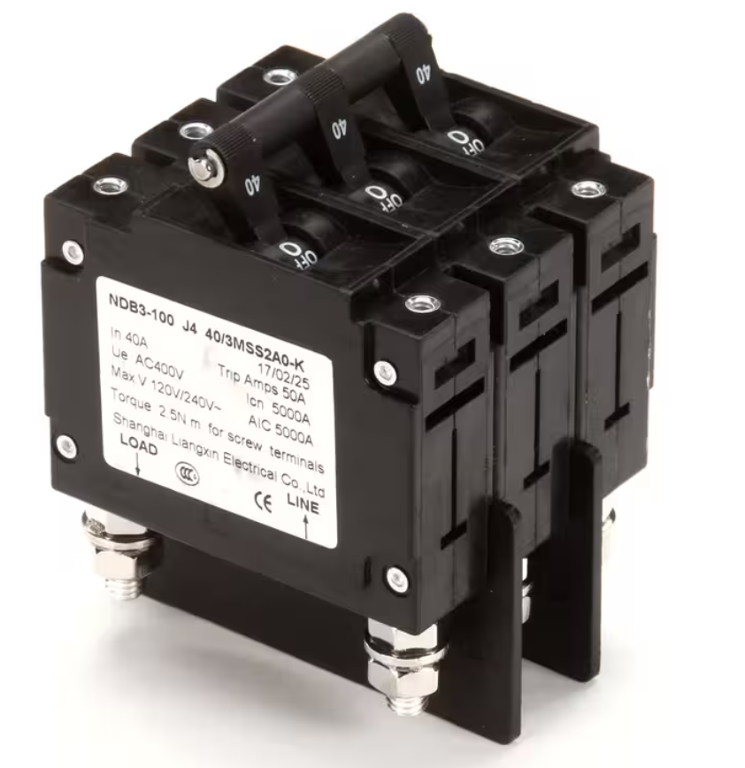 Circuit Breaker, 120/240V, 40A, 3 Pole
